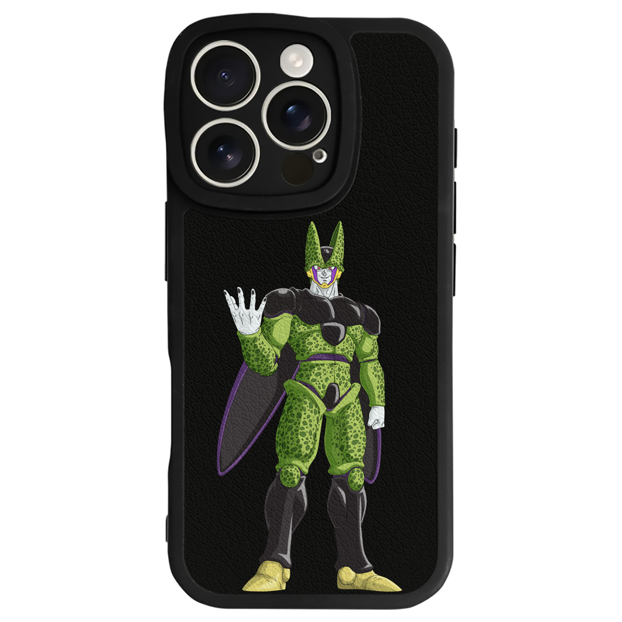 （画像用） ドラゴンボール セル DRAGON BALL Cell 【iPhone 16シリーズ対応】シリコンスマホケース（レザー調） 材質：シリコン